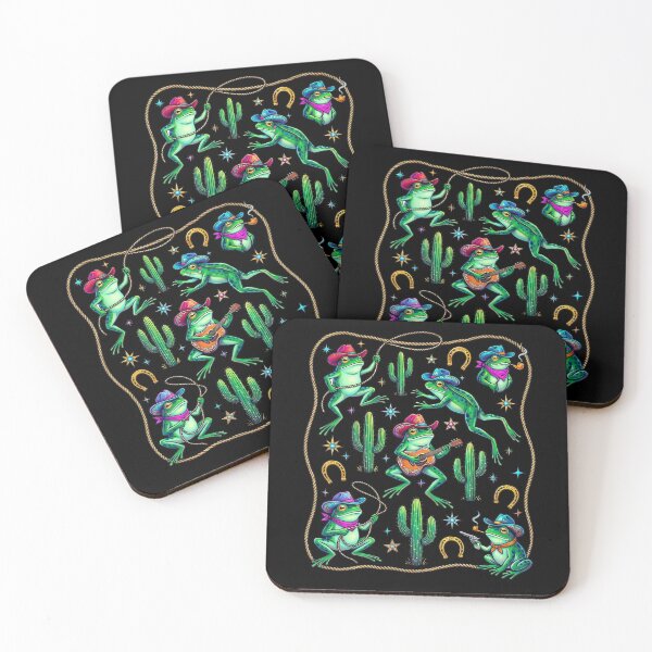 Item preview, Funny Cowboy Frogs Western Desert designed and sold by TeeARTHY.