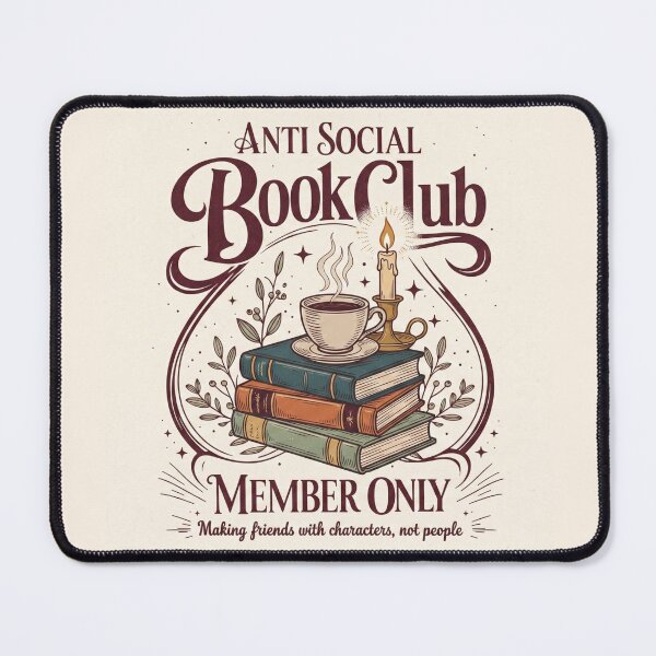 Item preview, Anti Social Book Club!! - Antisocial Book Club - Book Lovers Club - Antisocial Reading Member only designed and sold by SoffyLee586.