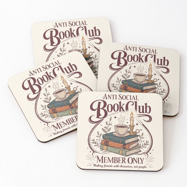 Item preview, Anti Social Book Club!! - Antisocial Book Club - Book Lovers Club - Antisocial Reading Member only designed and sold by SoffyLee586.