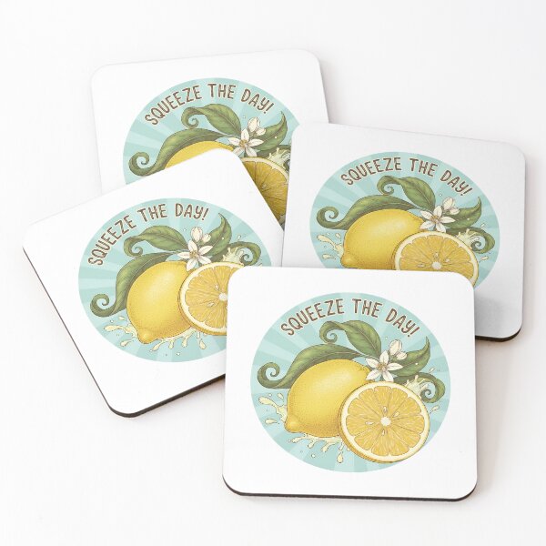 Item preview, Squeeze The Day - Lemon Art designed and sold by GymTanLaundry.