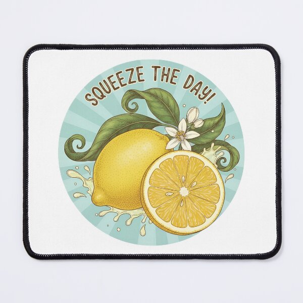 Item preview, Squeeze The Day - Lemon Art designed and sold by GymTanLaundry.