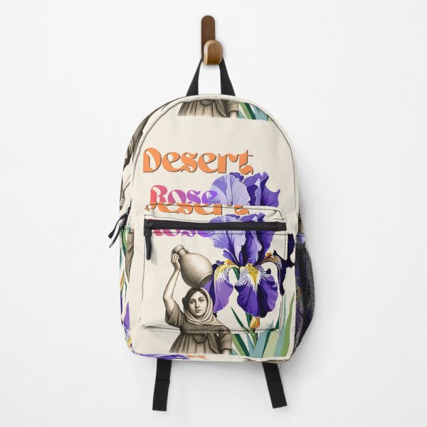 Item preview, Jordanian Desert Rose - Traditional Heritage Art with Black Iris Flower designed and sold by crystalar95.
