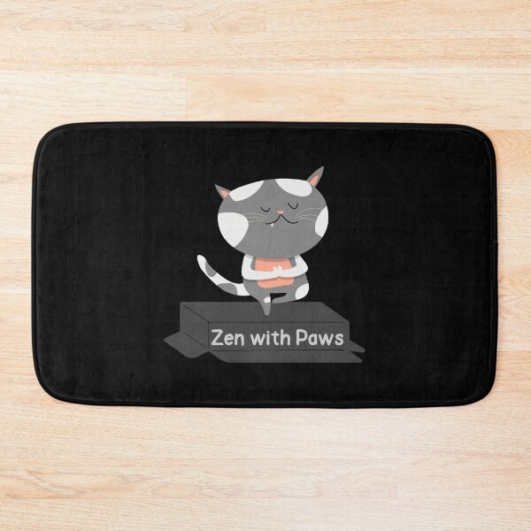 Item preview, Zen with Paws designed and sold by SarcasticTeez.