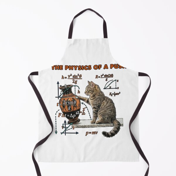 Item preview, The Physics of a Push Funny Cat Science designed and sold by TeeARTHY.