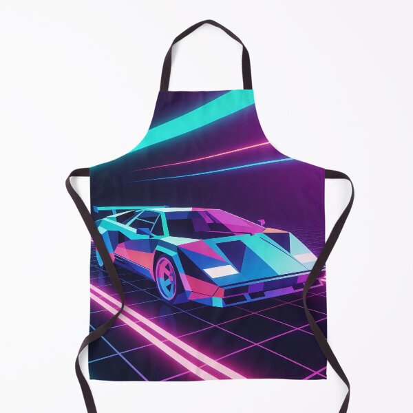Item preview, Retro Synthwave Car designed and sold by RetroSynthwaveDesigns.