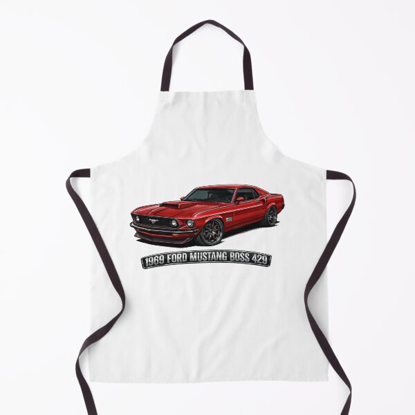Item preview, 1969 Ford Mustang Boss 429 - Red Muscle Car Digital Art designed and sold by SasquatchTrail.
