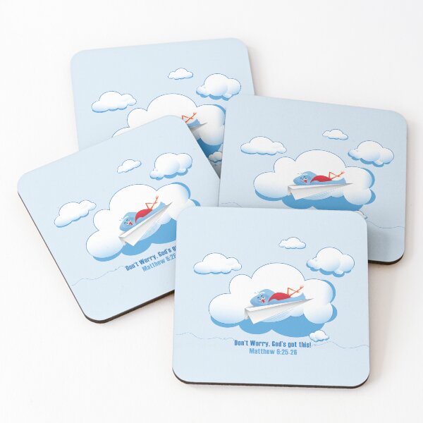 Item preview, Don't Worry - Bird in Paper Airplane designed and sold by TamaraWabe.