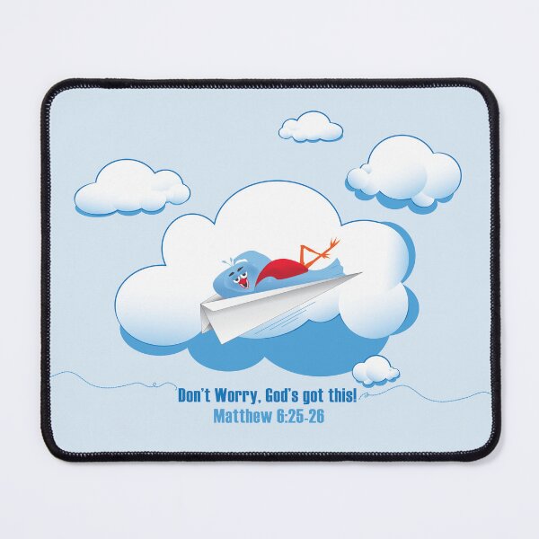 Item preview, Don't Worry - Bird in Paper Airplane designed and sold by TamaraWabe.