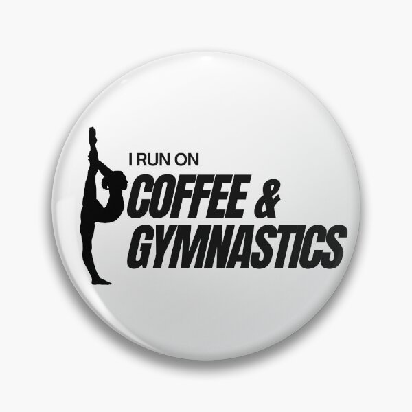 Item preview, I Run on Coffee and Gymnastics Sports Mom designed and sold by everydayplay108.