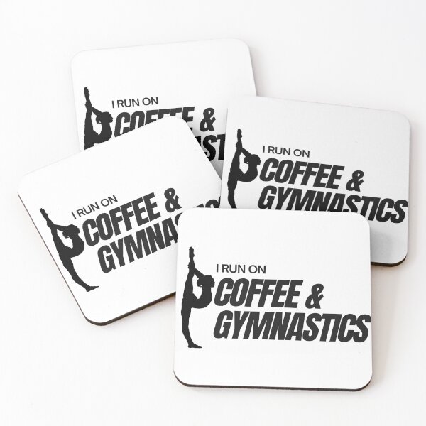 Item preview, I Run on Coffee and Gymnastics Sports Mom designed and sold by everydayplay108.
