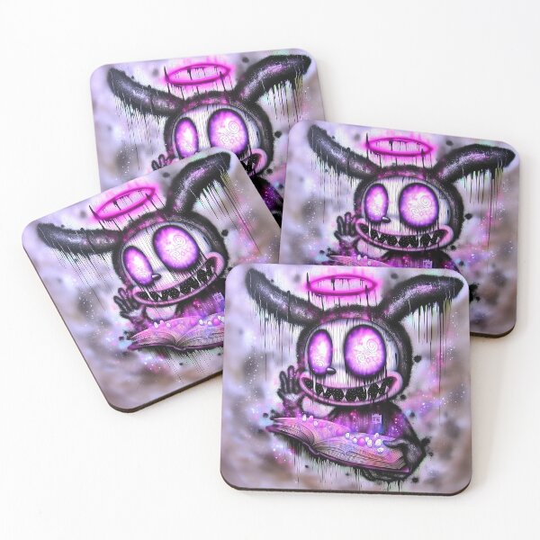 Item preview, Cursed Bunny Spellbook Dark Gothic Galaxy Witch Art designed and sold by DonaldWaltersxx.
