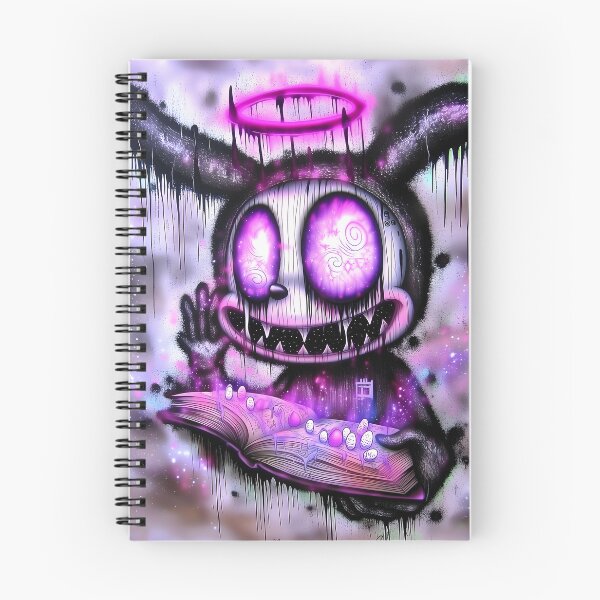 Item preview, Cursed Bunny Spellbook Dark Gothic Galaxy Witch Art designed and sold by DonaldWaltersxx.