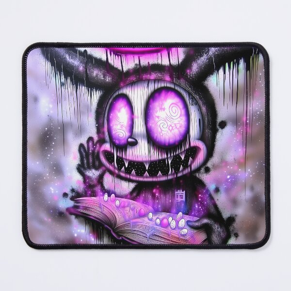 Item preview, Cursed Bunny Spellbook Dark Gothic Galaxy Witch Art designed and sold by DonaldWaltersxx.