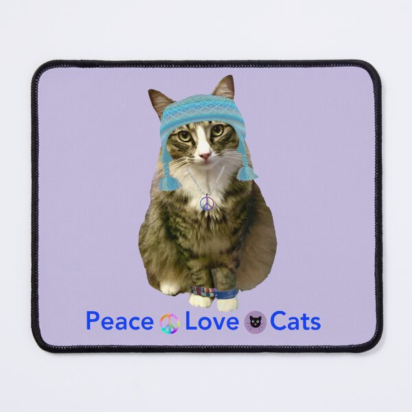 Item preview, Peace Love Cats designed and sold by StudioTanoshiiNeko.