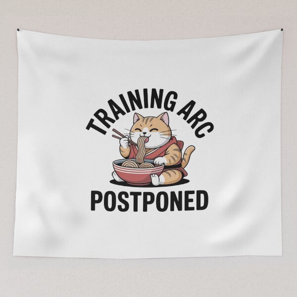 Item preview, Relatable Anime Aesthetic Samurai Cat Humor Decal designed and sold by Mr-wow.