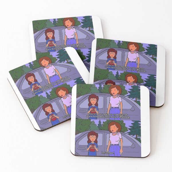 Item preview, Daria Quote: "You're never going to make friends if you keep your nose buried in a book. Let's hope" designed and sold by TheCoolestDesigns Co.