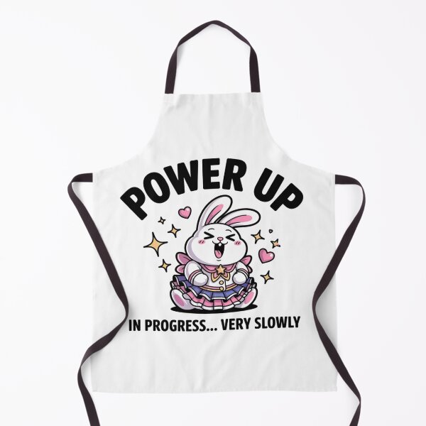 Item preview, Funny Anime Power Up In Progress Very Slowly Bunny Sticker designed and sold by Mr-wow.
