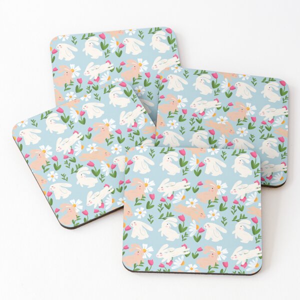 Item preview, Spring time bunnies seamless pattern  designed and sold by Brittany Degl'Innocenti.