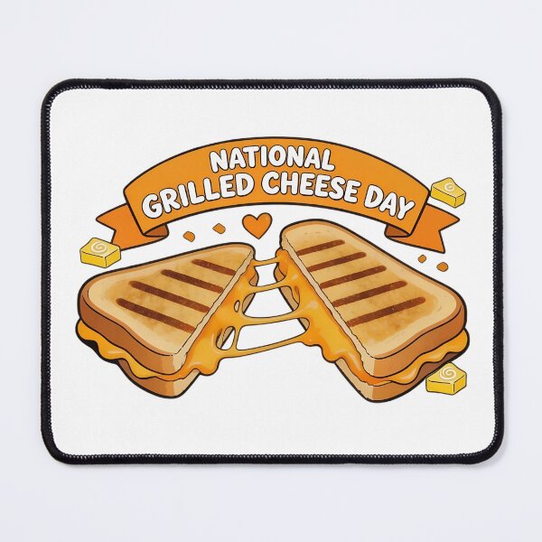 Item preview, National Grilled Cheese Day Funny Grilled Cheese Food designed and sold by GymTanLaundry.