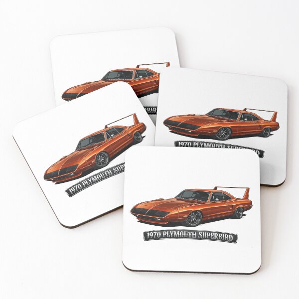 Item preview, 1970 Plymouth Superbird - Classic Muscle Car Orange Digital Art designed and sold by SasquatchTrail.