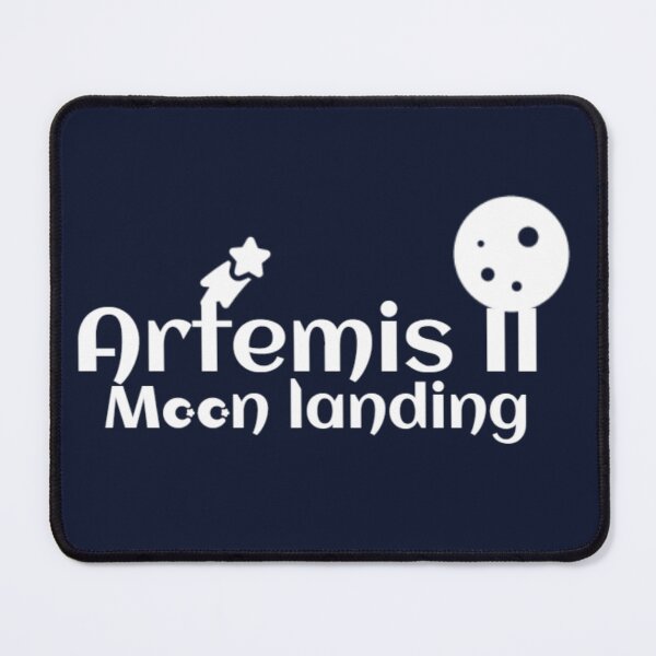 Item preview, Artemis II Lunar Mission - Arabic & English Space Emblem - Moon designed and sold by Yasmine Mohammed.