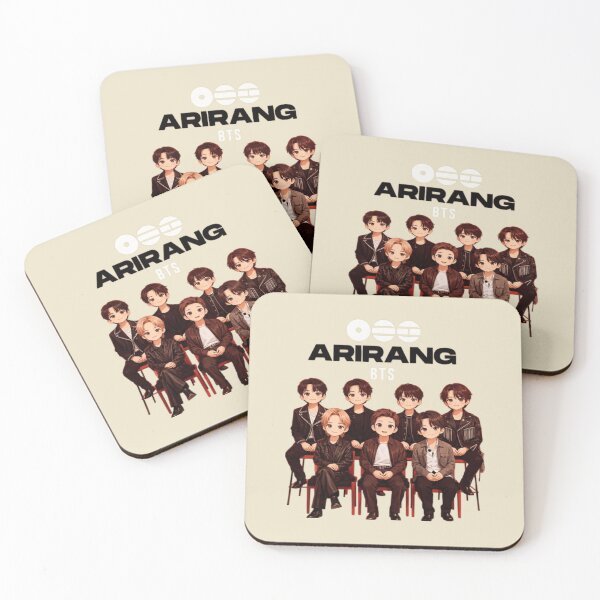 Item preview, BTS Chibi Group Arirang Kpop Fan Art Cute Classic T-Shirt designed and sold by STAATI.