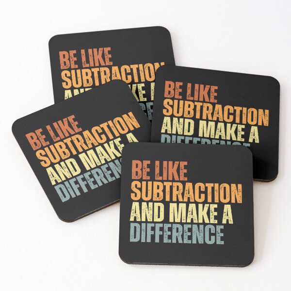 Item preview, Be Like Subtraction And Make A Difference designed and sold by Dondonmart.