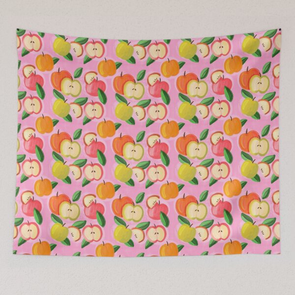 Item preview, Cottage core apple glaze seamless illustration designed and sold by Brittany Degl'Innocenti.