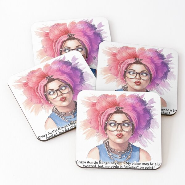 Item preview, Auntie Ñanga Twisted Vision: Funny Sassy Quote Art designed and sold by KabronX.
