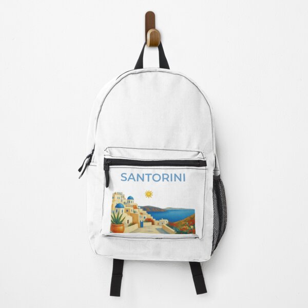 Item preview, Santorini Village Sea View Greek Island Souvenir designed and sold by Inkworksbyshery.