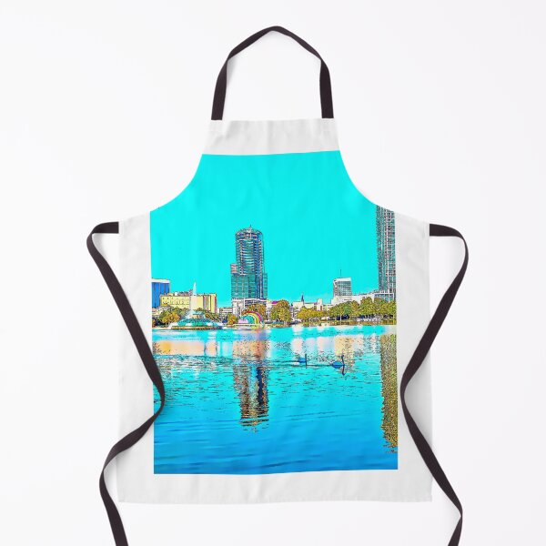 Item preview, Cityscape by a Serene Lake designed and sold by LeonidasBratini.
