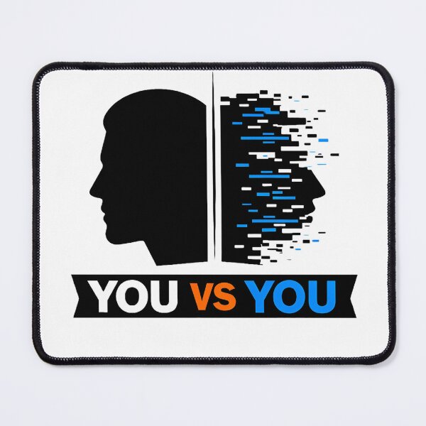 Item preview, You vs You Personal Growth T-Shirt - Minimalist Self Challenge DesignYou vs You Personal Growth T-Shirt - Minimalist Self Challenge Design designed and sold by ascendzero.