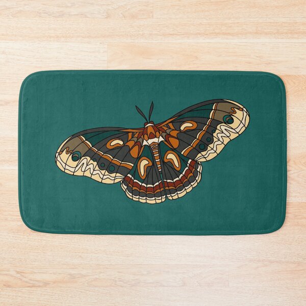 Item preview, Retro Nouveau Cecropia Moth designed and sold by Katie Morris Art.