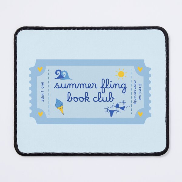 Item preview, summer fling book club ticket designed and sold by MoTaraDesigns.