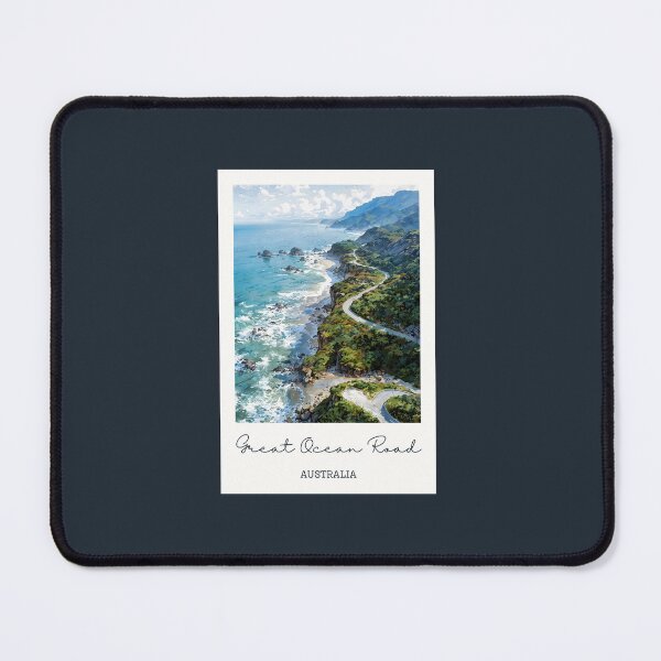 Item preview, Great Ocean Road Coastal Highway - Vintage Souvenir designed and sold by twentytwo ART souvenir designs.