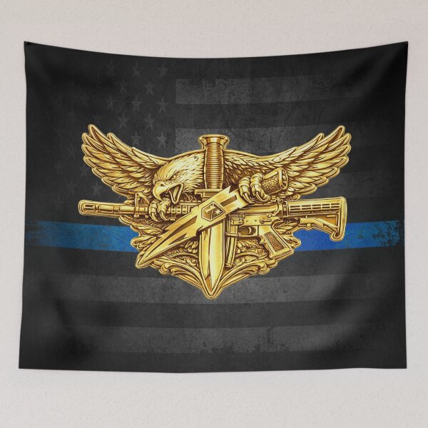 Item preview, Golden SWAT Operator Tactical Freedom Design designed and sold by artistwill.
