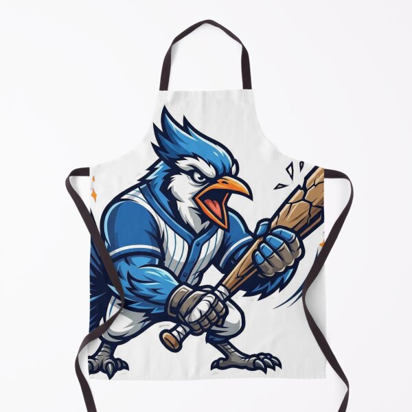 Item preview, Furious Blue Jay Mascot – Aggressive Baseball Bird Power Design designed and sold by Pandora´s Box.