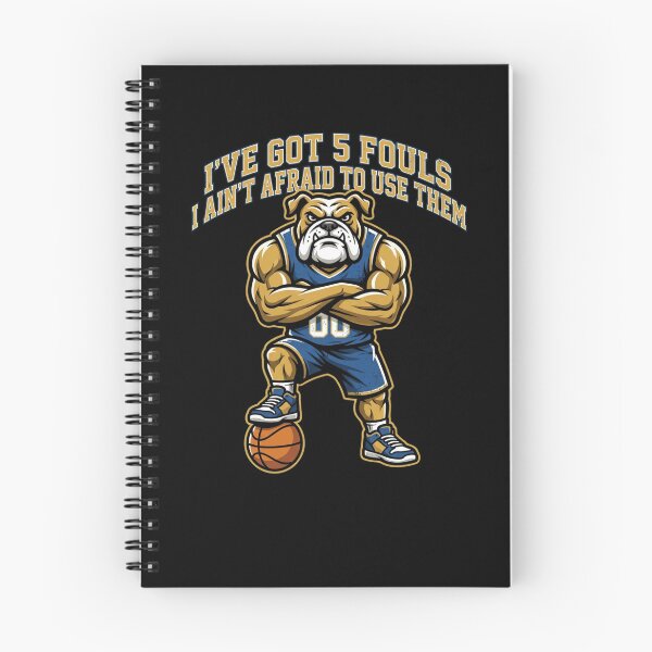 Item preview, I've Got 5 Fouls Bulldog Basketball Player designed and sold by snowry.