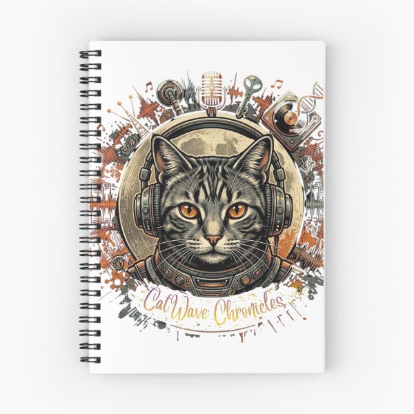 Item preview, The Cosmic DJ: Cat Wave Chronicles Space Art designed and sold by Lantern Light Apparel .