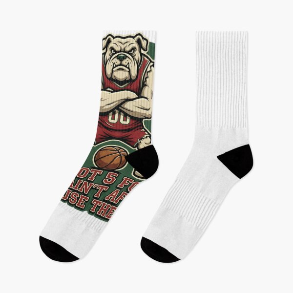 Item preview, Bulldog Basketball Player 5 Fouls Ain't Afraid designed and sold by snowry.