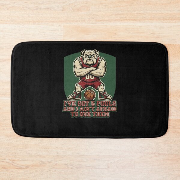 Item preview, Bulldog Basketball Player 5 Fouls Ain't Afraid designed and sold by snowry.