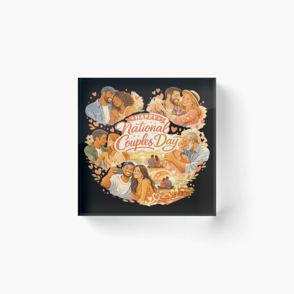 Item preview, Happy National Couple's Day designed and sold by digitora tee-print -20.