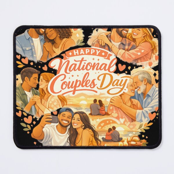 Item preview, Happy National Couple's Day designed and sold by digitora tee-print -20.