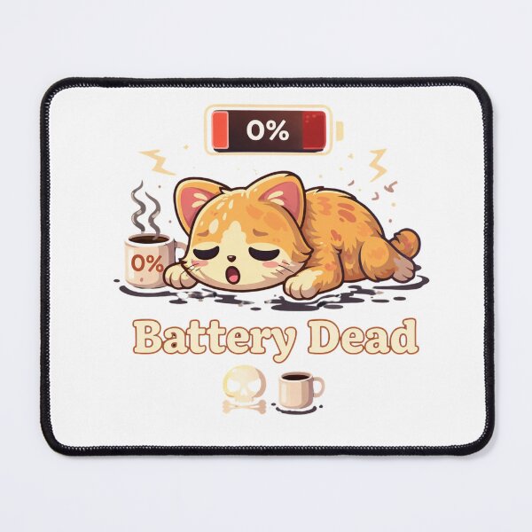 Item preview, No Coffee… Sleep Mode Activated ?☕ | Caffeine Cat Mood designed and sold by Kawaii Cosmos Cats.