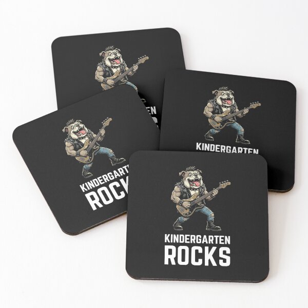 Item preview, Kindergarten Rocks Bulldog Bass Player Musician designed and sold by snowry.
