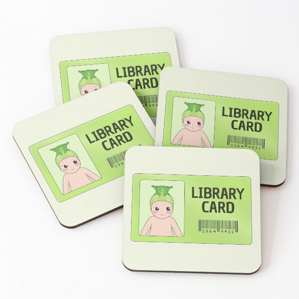Item preview, bok choy sonny angel library card designed and sold by MoTaraDesigns.