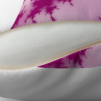 Alternate view of JAPANESE PINK SHADOWS AND INK BLOTS ON LIGHT PINK DECORATIVE DESIGN Throw Pillow