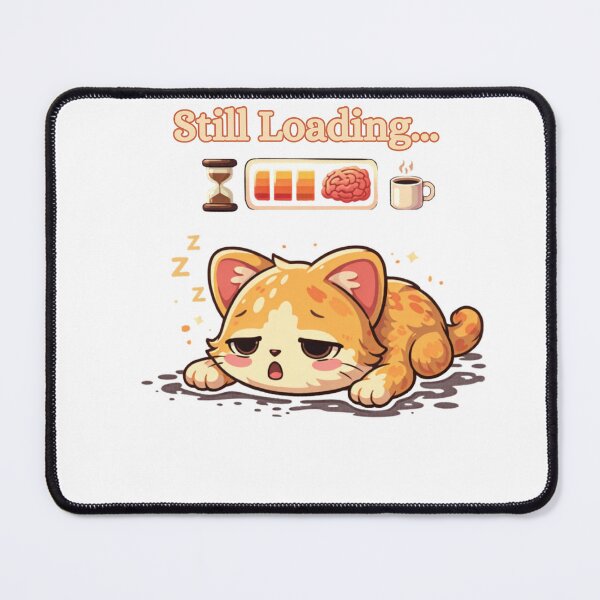Item preview, Still Loading… Need Coffee ☕⏳? designed and sold by Kawaii Cosmos Cats.