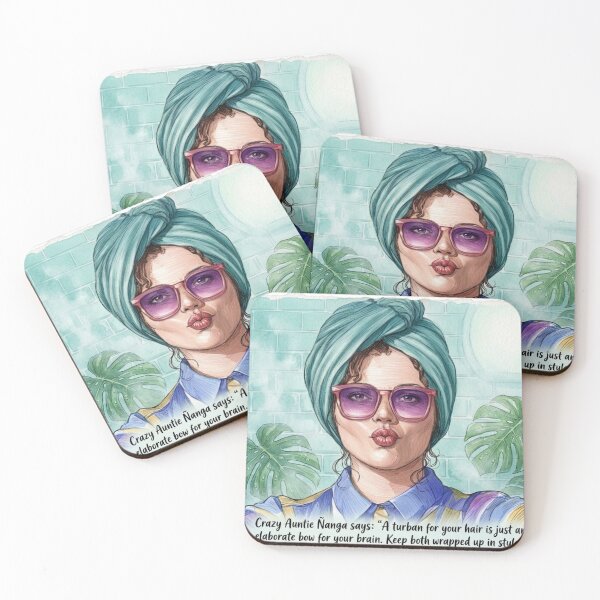 Item preview, Auntie Ñanga Elaborate Bow: Funny Turban Fashion Art designed and sold by KabronX.