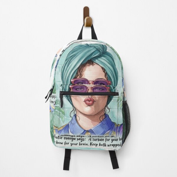 Item preview, Auntie Ñanga Elaborate Bow: Funny Turban Fashion Art designed and sold by KabronX.